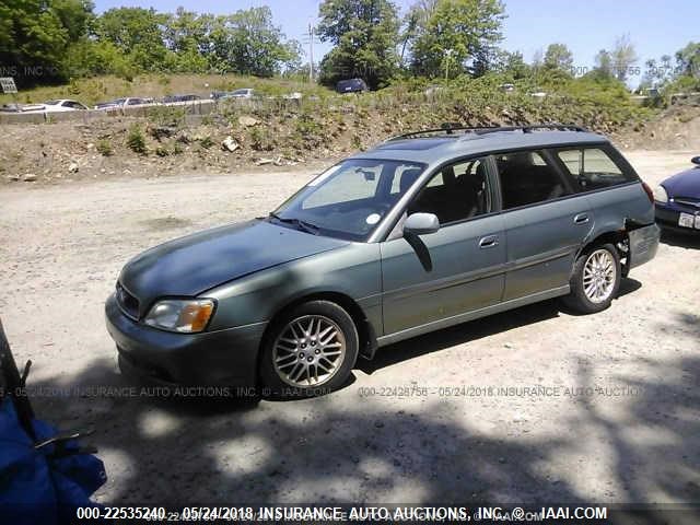 4S3BH635X37300605 - 2003 SUBARU LEGACY L/L SPECIAL GREEN photo 3