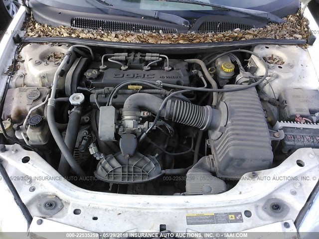 1C3EL46XX4N388134 - 2004 CHRYSLER SEBRING LX WHITE photo 10