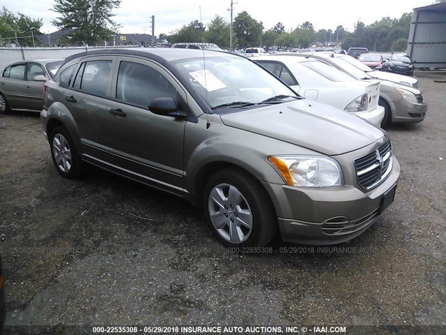 1B3HB48B57D268525 - 2007 DODGE CALIBER SXT GOLD photo 1