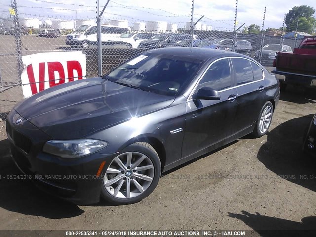 WBA5B3C58ED533557 - 2014 BMW 535 XI GRAY photo 2