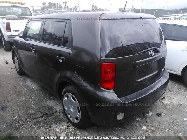 JTLKE50E191064448 - 2009 TOYOTA SCION XB GRAY photo 3