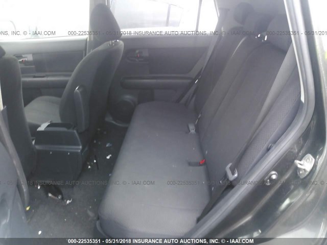 JTLKE50E191064448 - 2009 TOYOTA SCION XB GRAY photo 8