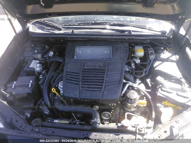 JF1VA1B63H9832228 - 2017 SUBARU WRX GRAY photo 10