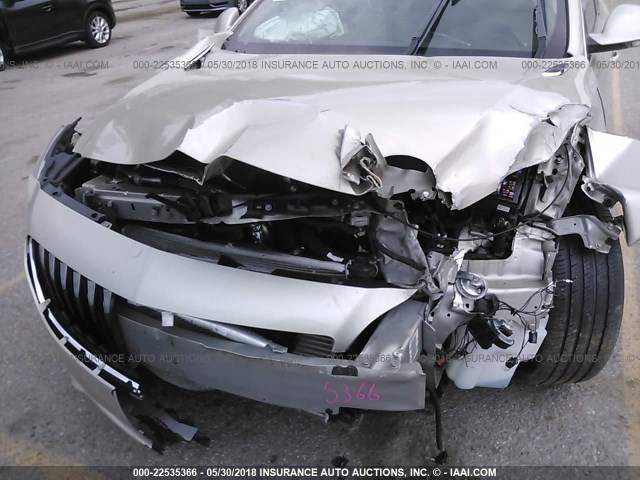 2G4GK5EX1E9189102 - 2014 BUICK REGAL GOLD photo 6