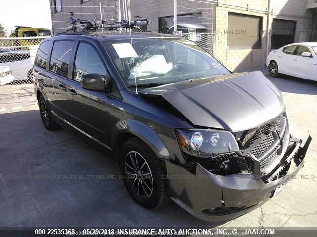 2C4RDGEG8GR265565 - 2016 DODGE GRAND CARAVAN R/T GRAY photo 1