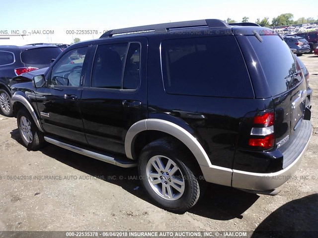 1FMEU64E18UB34972 - 2008 FORD EXPLORER EDDIE BAUER BLACK photo 3