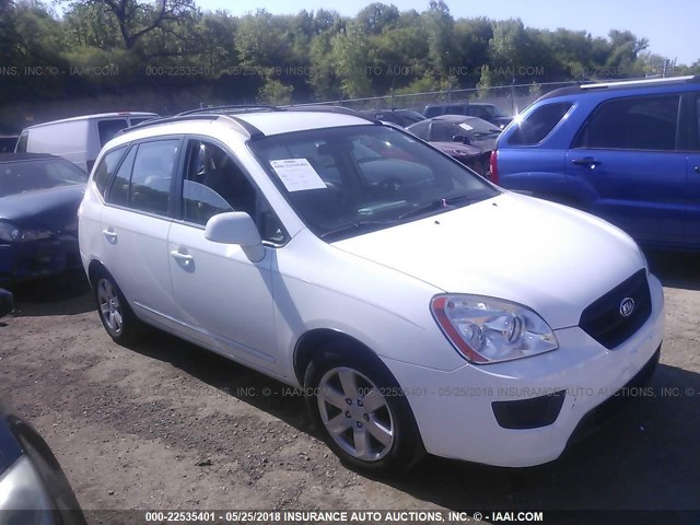 KNAFG525187200087 - 2008 KIA RONDO LX/EX WHITE photo 1