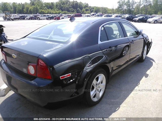 1G1ZB5E02CF153741 - 2012 CHEVROLET MALIBU LS BLACK photo 4