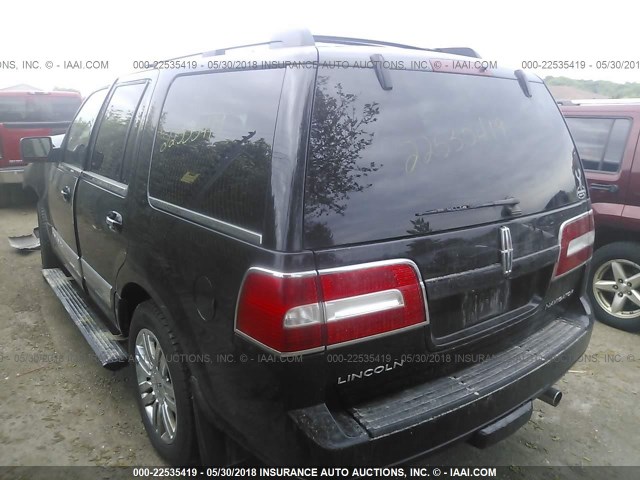 5LMFU28547LJ03367 - 2007 LINCOLN NAVIGATOR BLACK photo 3