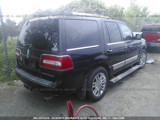 5LMFU28547LJ03367 - 2007 LINCOLN NAVIGATOR BLACK photo 4