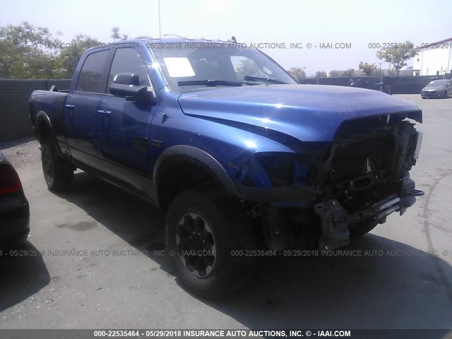 3C6TR5EJ5HG611853 - 2017 RAM 2500 POWERWAGON BLUE photo 1