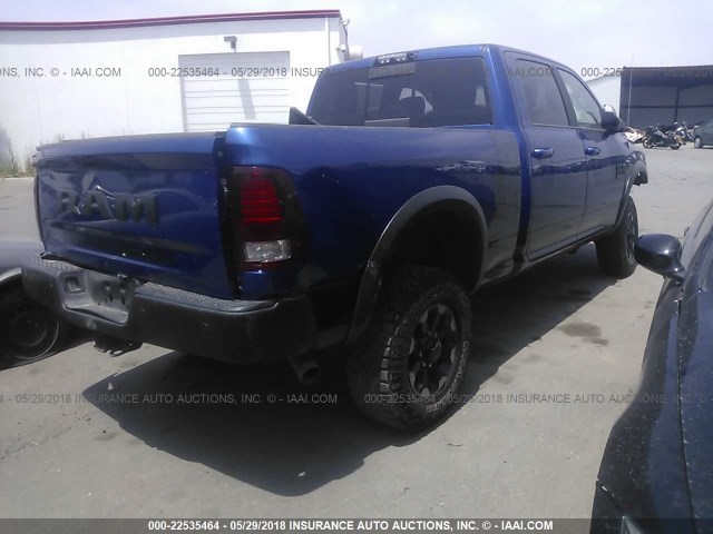 3C6TR5EJ5HG611853 - 2017 RAM 2500 POWERWAGON BLUE photo 4