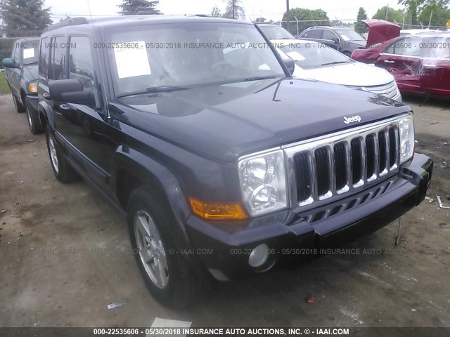 1J8HG48K48C134914 - 2008 JEEP COMMANDER SPORT შავი ფოტო 1