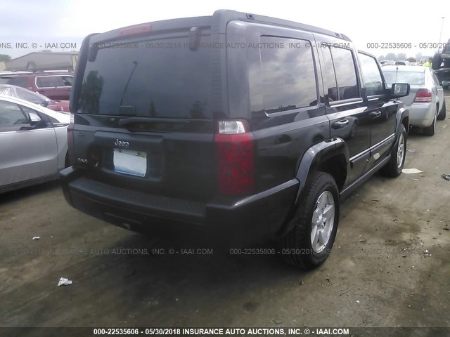 1J8HG48K48C134914 - 2008 JEEP COMMANDER SPORT შავი ფოტო 4