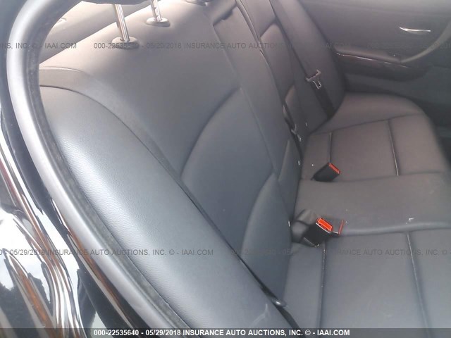 WBAVC53558FZ83829 - 2008 BMW 328 I SULEV BLACK photo 8