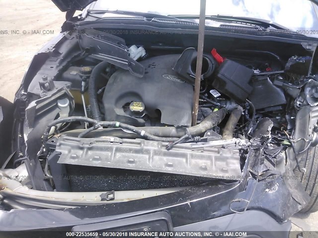 1FM5K8F83DGA64781 - 2013 FORD EXPLORER LIMITED შავი ფოტო 10