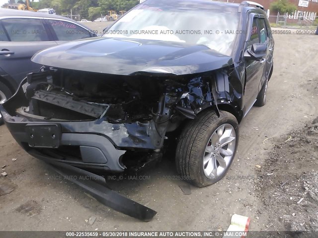 1FM5K8F83DGA64781 - 2013 FORD EXPLORER LIMITED შავი ფოტო 2