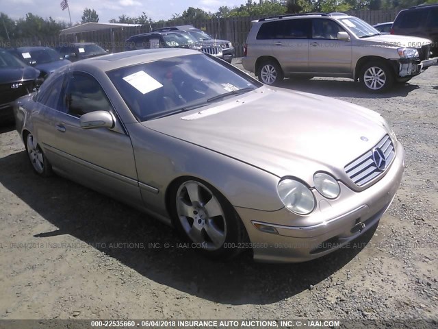 WDBPJ75J82A025696 - 2002 MERCEDES-BENZ CL 500 GOLD photo 1