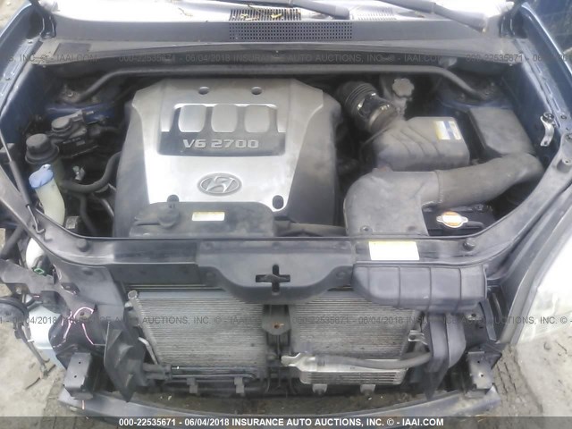 KM8JN12DX6U417232 - 2006 HYUNDAI TUCSON GLS/LIMITED 蓝色 照片 10