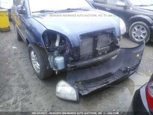 KM8JN12DX6U417232 - 2006 HYUNDAI TUCSON GLS/LIMITED 蓝色 照片 6