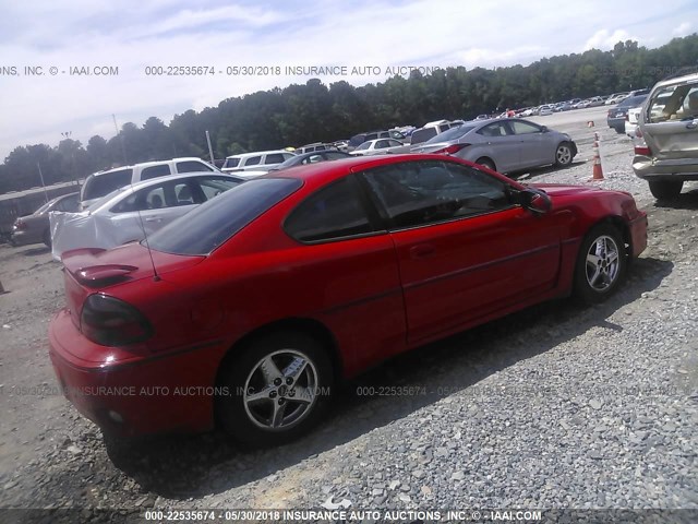 1G2NW12E72C254720 - 2002 PONTIAC GRAND AM GT RED photo 4