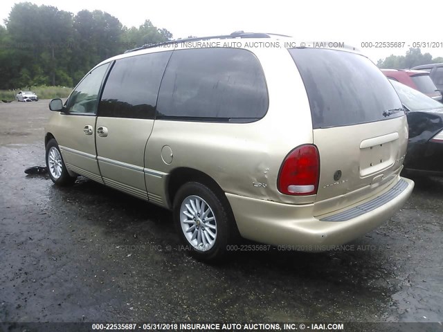 1C4GP54L5YB557577 - 2000 CHRYSLER TOWN & COUNTRY LXI GOLD photo 3