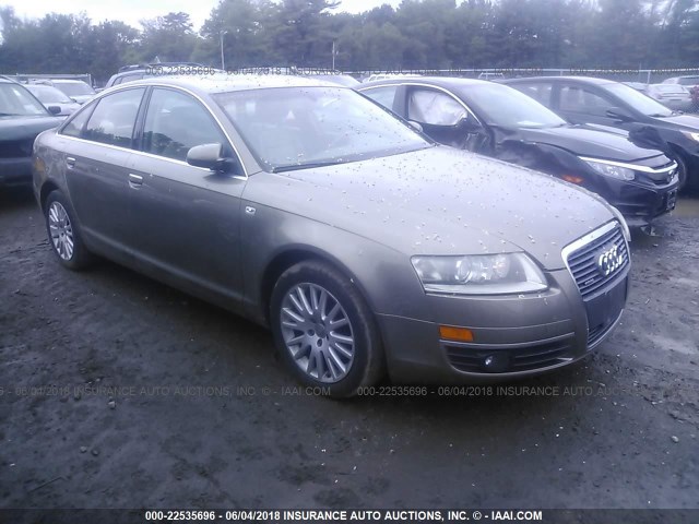 WAUDG74F26N063498 - 2006 AUDI A6 3.2 QUATTRO TAN photo 1