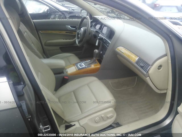 WAUDG74F26N063498 - 2006 AUDI A6 3.2 QUATTRO TAN photo 5