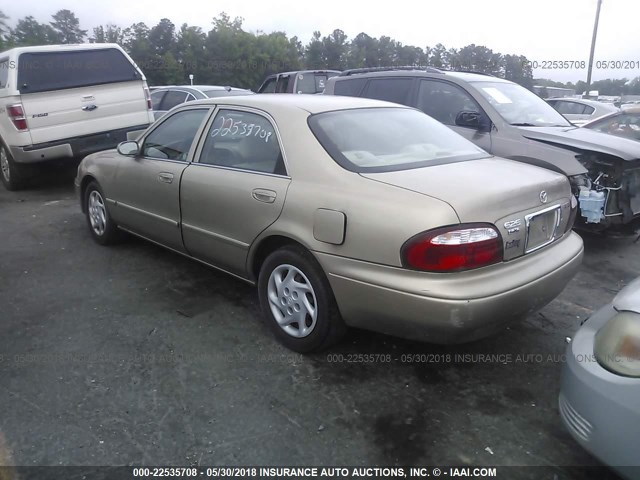 1YVGF22C215209383 - 2001 MAZDA 626 ES/LX TAN photo 3