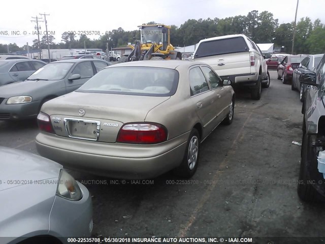 1YVGF22C215209383 - 2001 MAZDA 626 ES/LX TAN photo 4