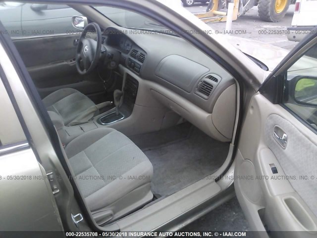 1YVGF22C215209383 - 2001 MAZDA 626 ES/LX TAN photo 5