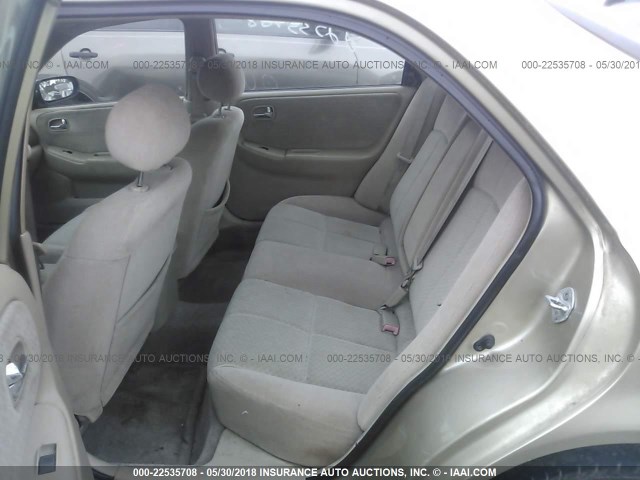 1YVGF22C215209383 - 2001 MAZDA 626 ES/LX TAN photo 8