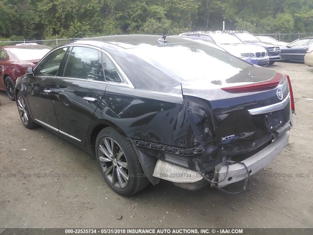 2G61W5S37D9108220 - 2013 CADILLAC XTS BLACK photo 3