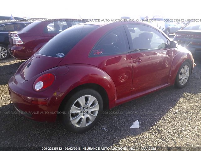 3VWPG3AG6AM025939 - 2010 VOLKSWAGEN NEW BEETLE 红色 照片 4