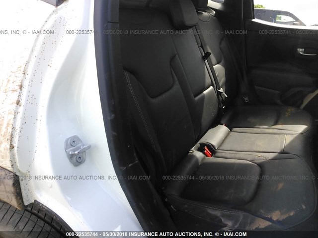 ZACCJBDT1FPC14914 - 2015 JEEP RENEGADE LIMITED WHITE photo 8