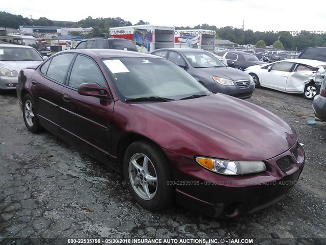 1G2WP52K13F110160 - 2003 PONTIAC GRAND PRIX GT BURGUNDY photo 1