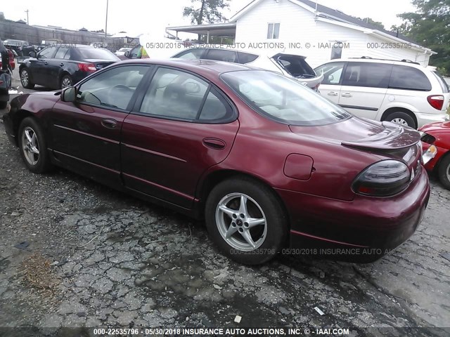 1G2WP52K13F110160 - 2003 PONTIAC GRAND PRIX GT BURGUNDY photo 3