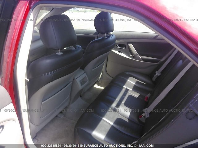 4T1BE46K57U099813 - 2007 TOYOTA CAMRY NEW GENERAT CE/LE/XLE/SE RED photo 8
