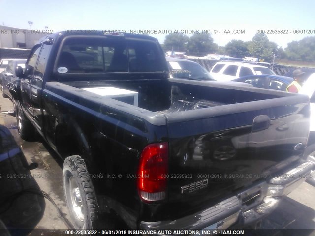 1FTNX21LXYED50093 - 2000 FORD F250 SUPER DUTY BLACK photo 3
