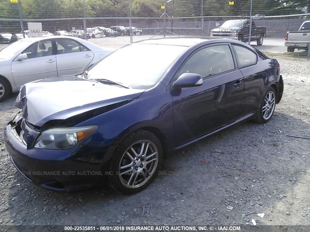 JTKDE177460117481 - 2006 TOYOTA SCION TC Dark Blue photo 2