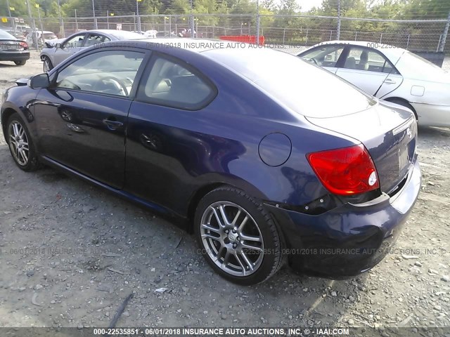 JTKDE177460117481 - 2006 TOYOTA SCION TC 深蓝色 照片 3