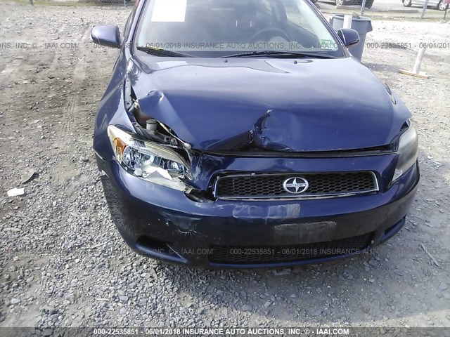 JTKDE177460117481 - 2006 TOYOTA SCION TC 深蓝色 照片 6