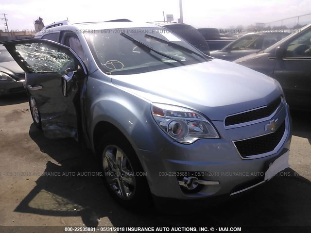 2GNFLDE31F6121509 - 2015 CHEVROLET EQUINOX LTZ Light Blue photo 1