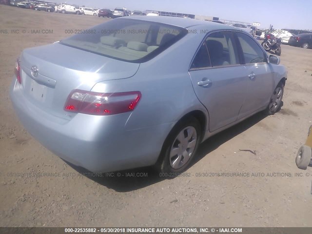 4T4BE46K29R106810 - 2009 TOYOTA CAMRY SE/LE/XLE 浅蓝色 照片 4