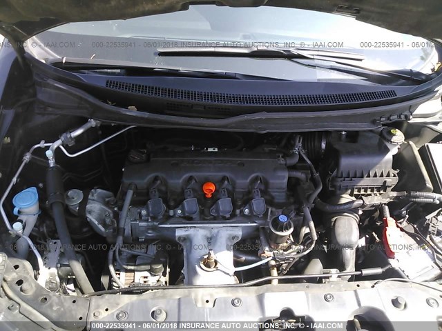 2HGFB2F97EH504636 - 2014 HONDA CIVIC EXL BLACK photo 10