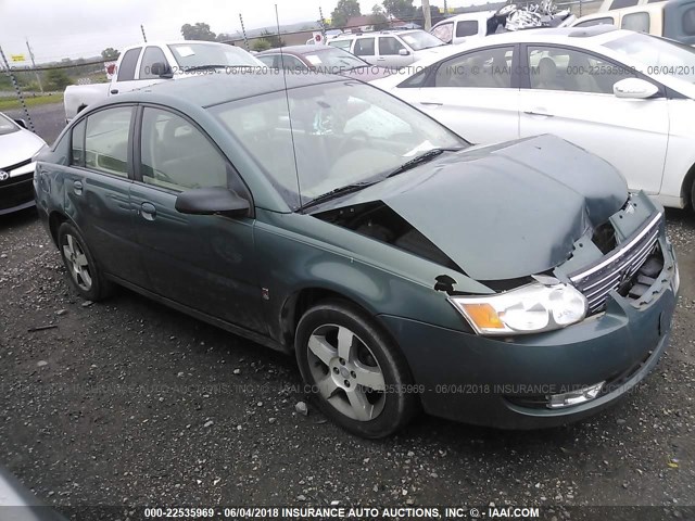 1G8AL55FX7Z169545 - 2007 SATURN ION LEVEL 3 GREEN photo 1