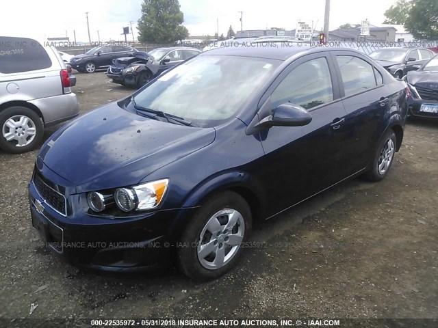 1G1JA5SH5G4120230 - 2016 CHEVROLET SONIC LS 蓝色 照片 2