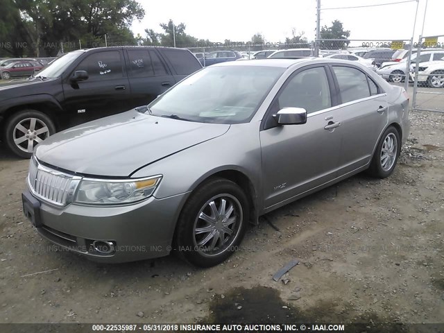 3LNHM28T28R629185 - 2008 LINCOLN MKZ ვერცხლისფერი ფოტო 2