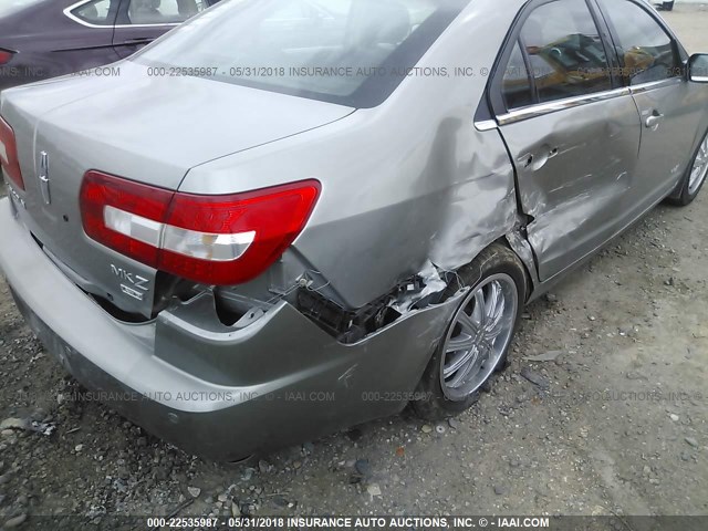 3LNHM28T28R629185 - 2008 LINCOLN MKZ ვერცხლისფერი ფოტო 6