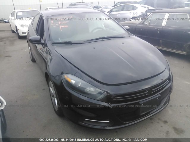 1C3CDFBB3GD762345 - 2016 DODGE DART SXT BLACK photo 1